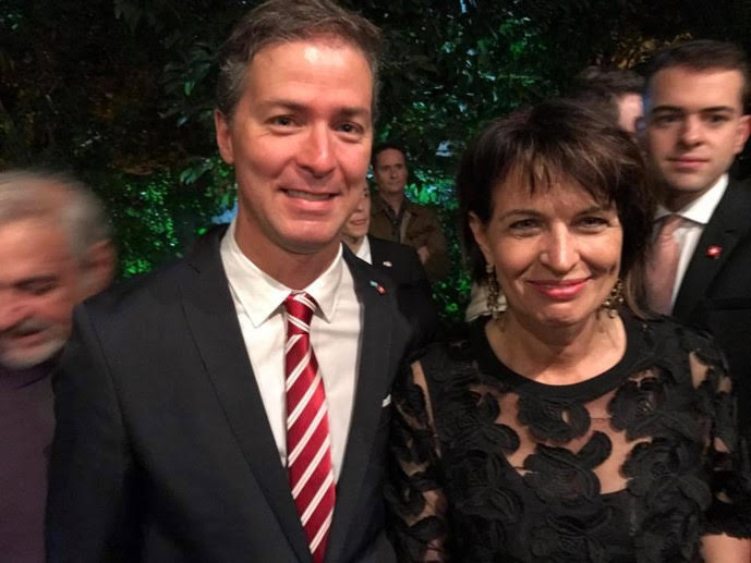 Estuvimos con Doris Leuthard, presidenta de Suiza.